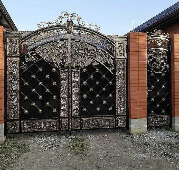 Кованый Калитка Забор Вороты Какпа Распашные Откатные Сварка в Алматы