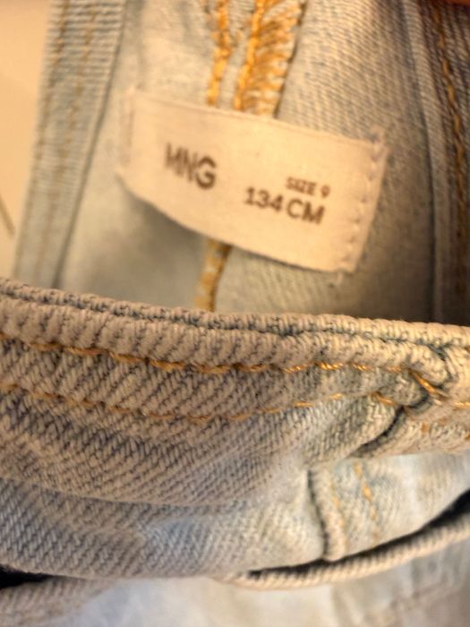 Дълъг гащеризон от деним Mango, момиче 9 г.