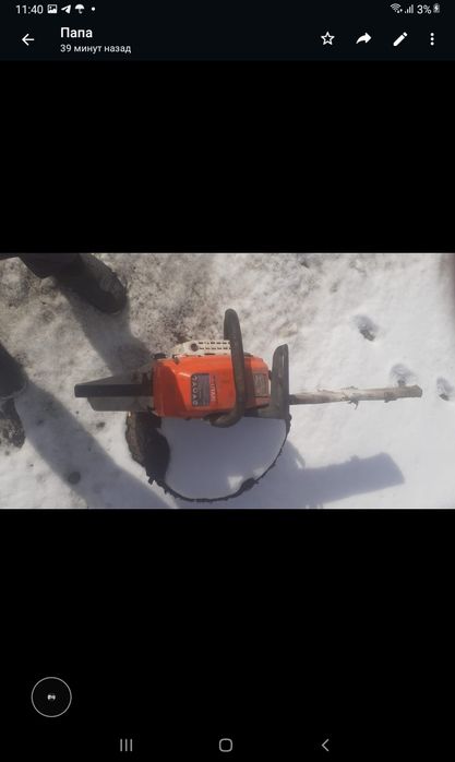 Продам бензопила цена 15 000 тг.