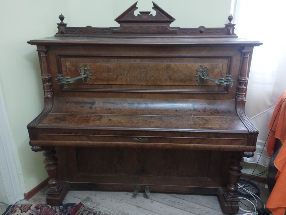 Pianina deosebită funcțională placă bronz Grand - Fabrikant Hof- Piano