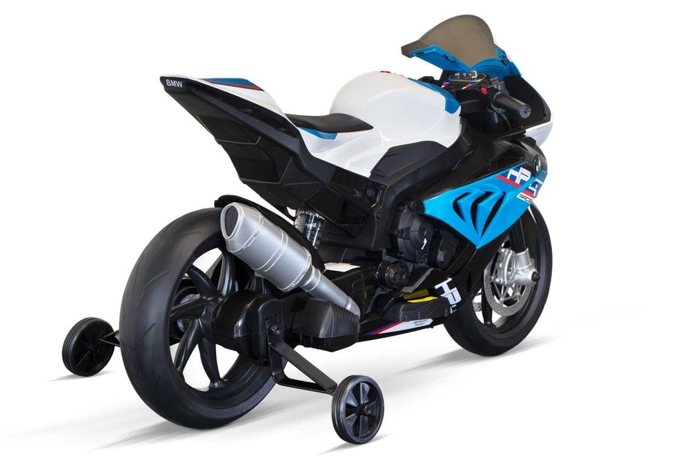Motocicleta electrica pt. copil 4-9 ani, BMW Hp4 2x 45W 12V 7A, blue