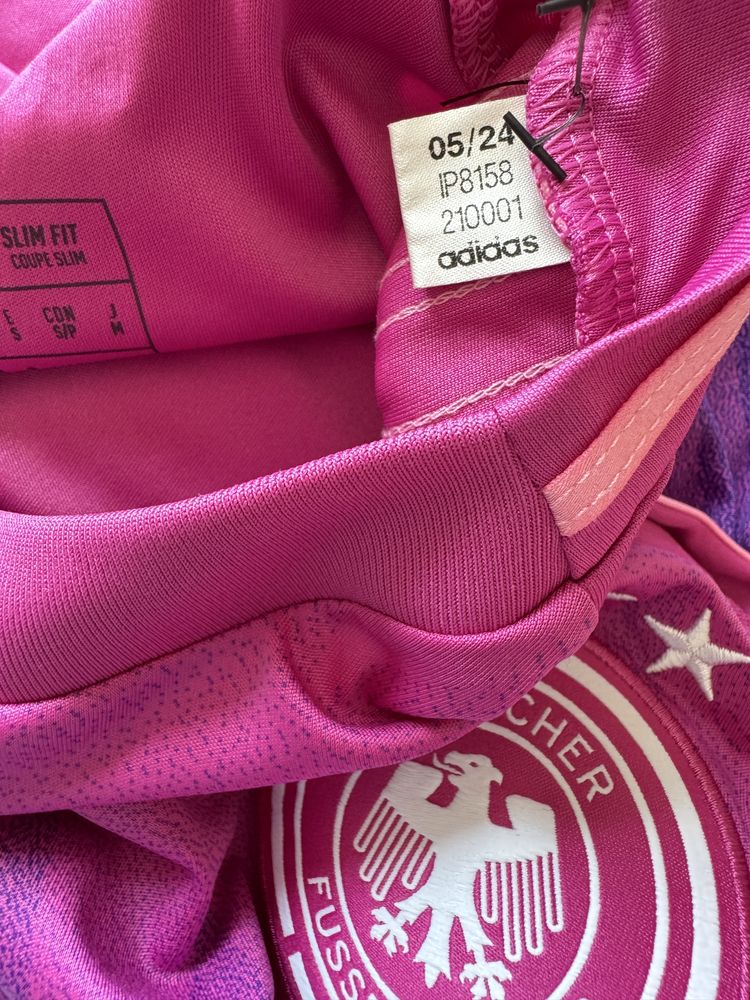 Мъжко! Чисто нова оригинална тениска Germany ADIDASPERFORMANCE’24 away