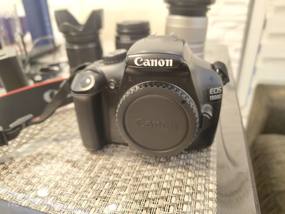Canon EOS 1100D с 3 обектива