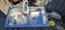 Chiuveta inox/80×50cm ptr blat/chiuveta fonta
