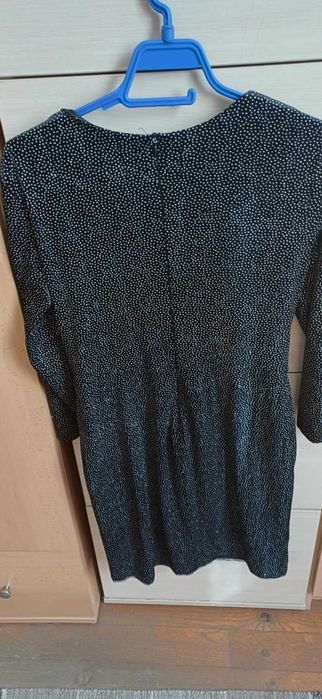 Черна блестяща рокля Barocca, НОВА