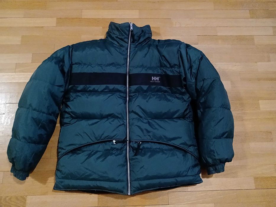 Helly Hansen двулицево пухено зимно яке 80% пух L дебела топла пухенка