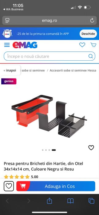 Presa bricheti din hârtie noua