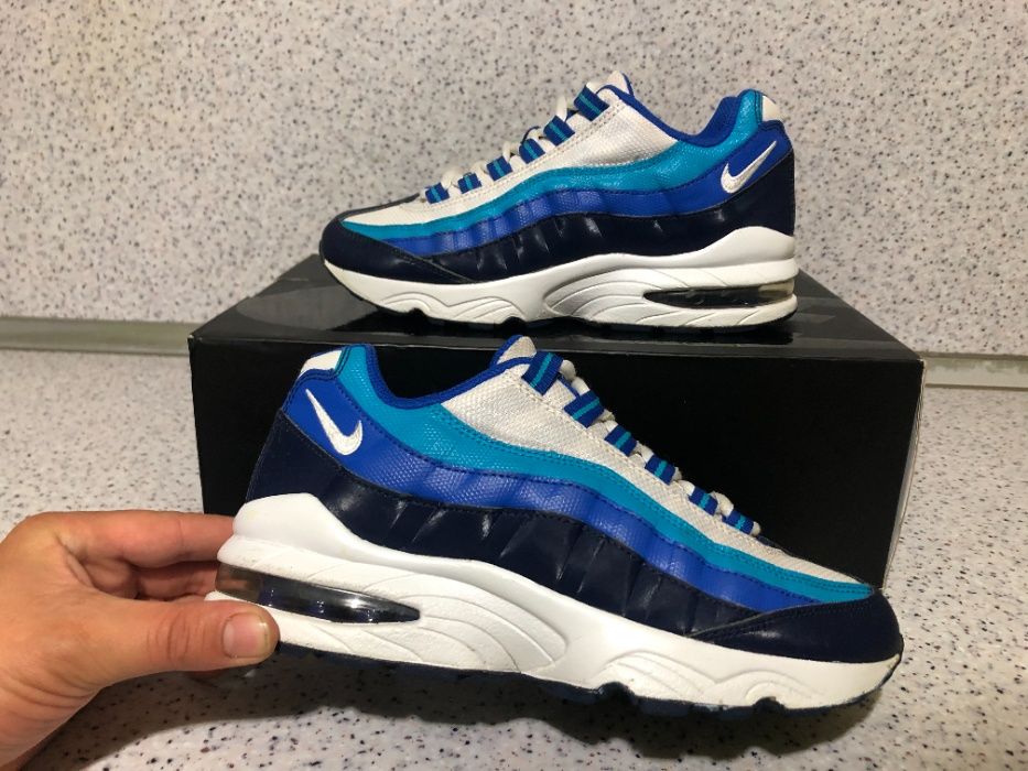 ОРИГИНАЛНИ *** Air Max 95 GS / White Blue Dark Blue Unisex