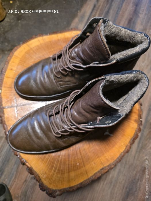 Ghete iarna Huși Puppies, îmblanite cu blana naturala, marime 44