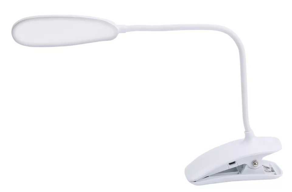 GENIE акумулаторна гъвкава LED лампа със скоба,димируема светлина