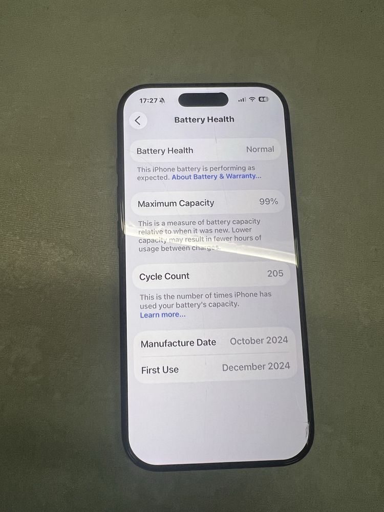 Iphone 16 Pro 256gb 99% Battery