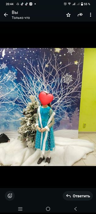 Карнавальный костюм Эльзы