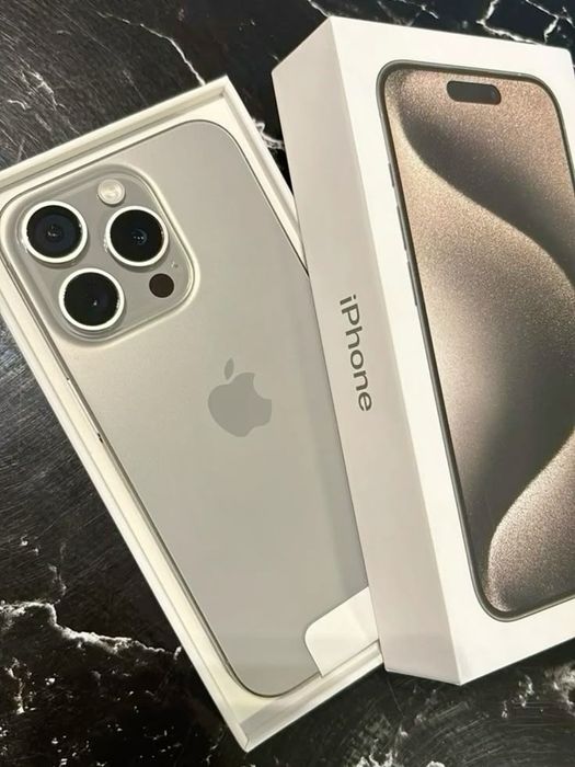 Apple iphone 15 pro titanium silver