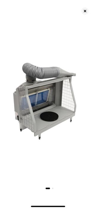 Cabina de vopsit portabila, LED, 48x36x42cm, HS-E600