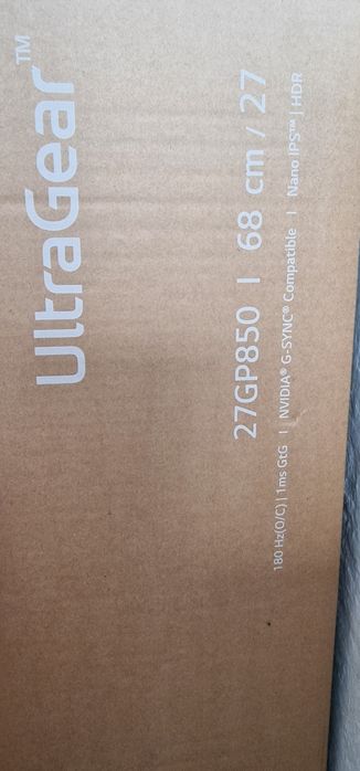 Monitor gaming 27inch LG ULTRAGEAR