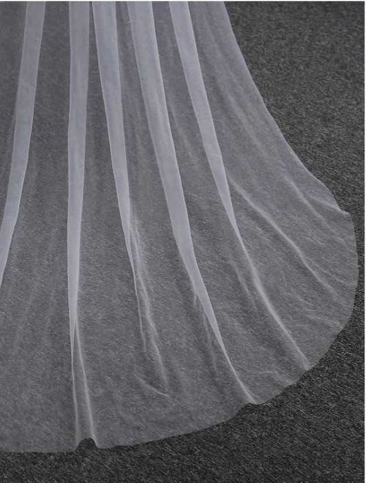 Voal de mireasa NOU simplu 3m lung