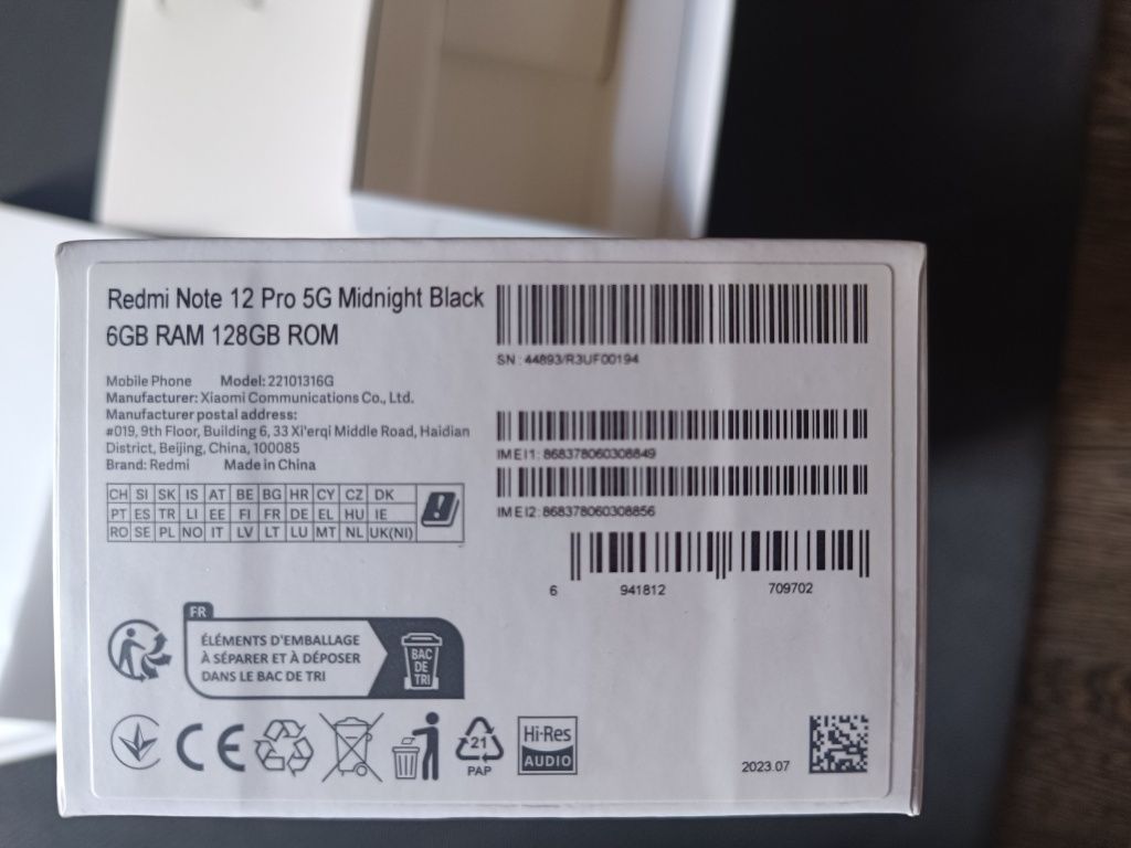 Redmi Note 12 Pro 5G