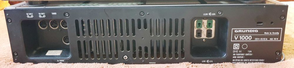 Grundig T1000 tuner si Grundig V1000 statie