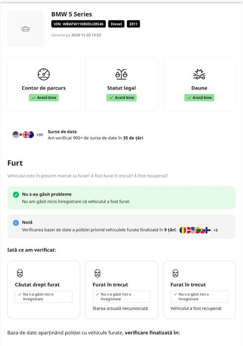 Bmw seria 5 f10 2011