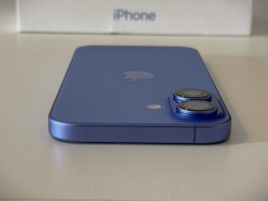 Бартер!НОВ! 24м.Гаранция! 256GB iPhone 16 Ultramarine (Син)