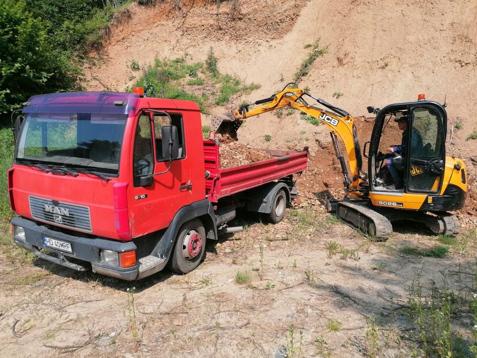 Execut lucrari cu excavator