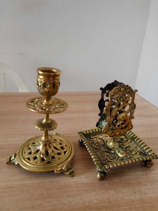 Красиви свещник и сълфетник