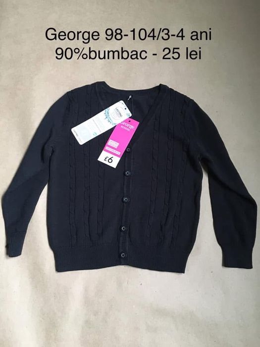 Cardigan George nou 3/4 ani