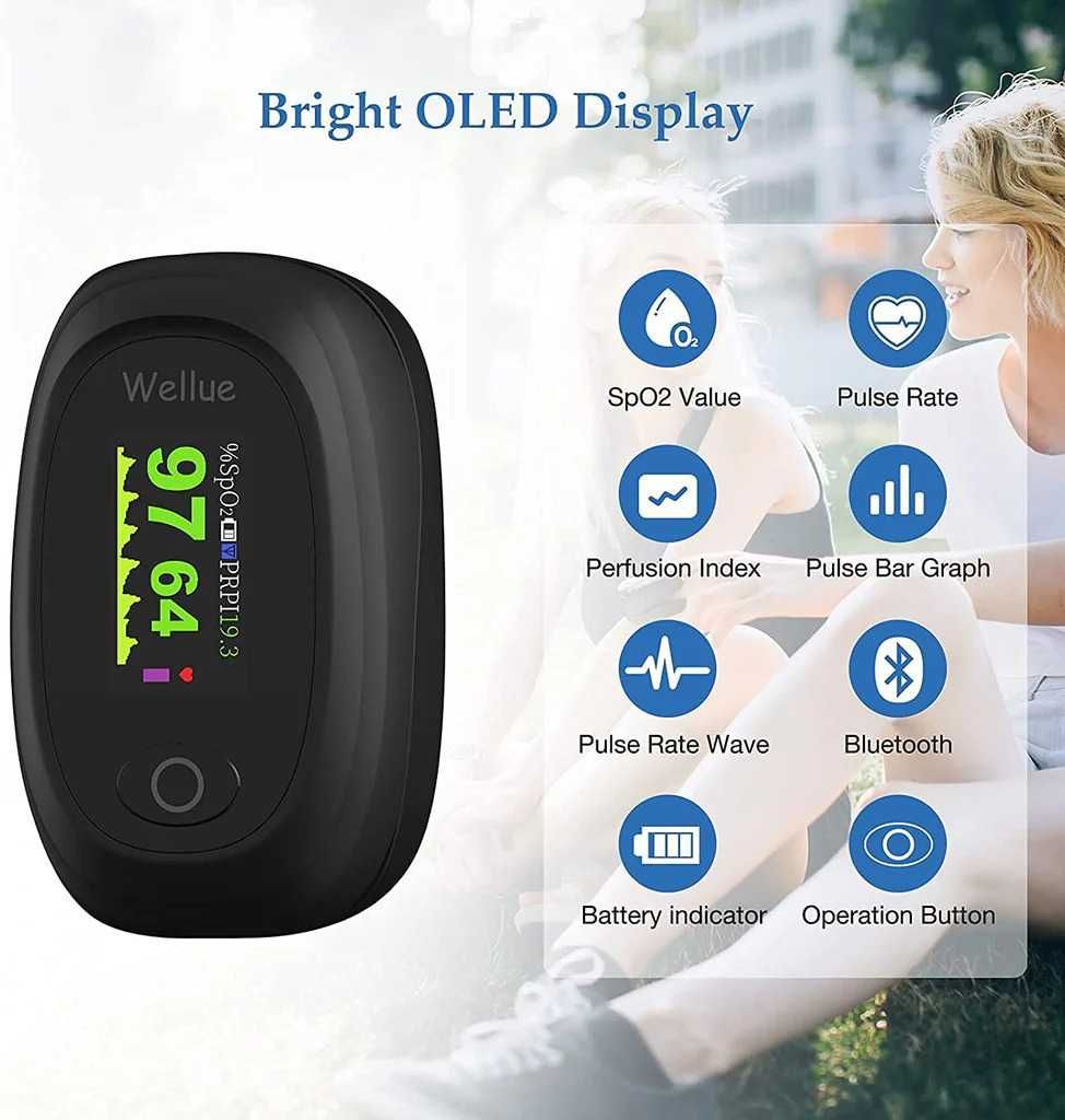 Пулсоксиметър с APP и Bluetooth