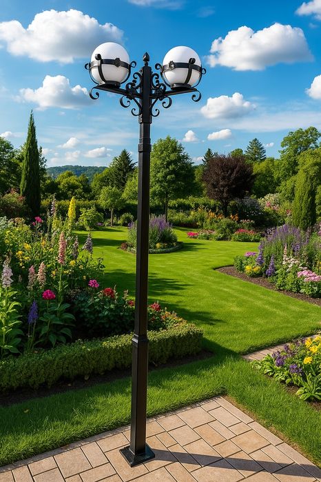 Stâlpi iluminat de gradina