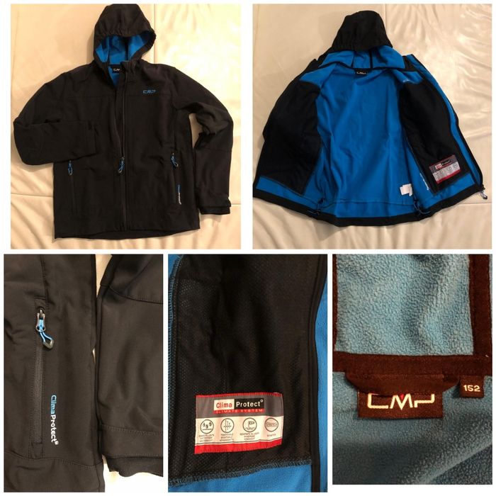 Geacă softshell CMP și TMC pentru copii, mărimea 152 și 140 cm