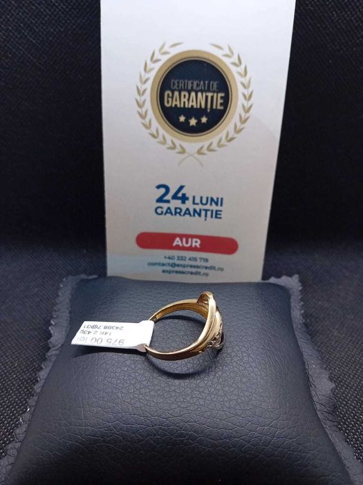 Inel aur 14k 2.43g (B.24388 AG31 Barboi) Garantie 2 ani!