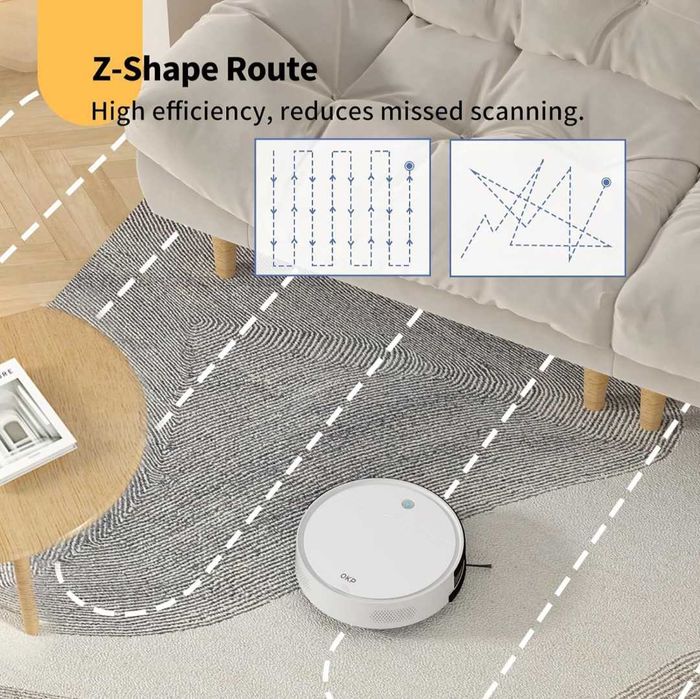 OKP Life K5 Робот прахосмукачка  Alexa/APP/Wi-Fi самозареждаща се нова