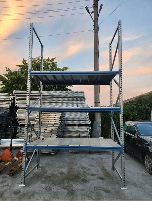 Rafturi metalice cu polite 729×235
