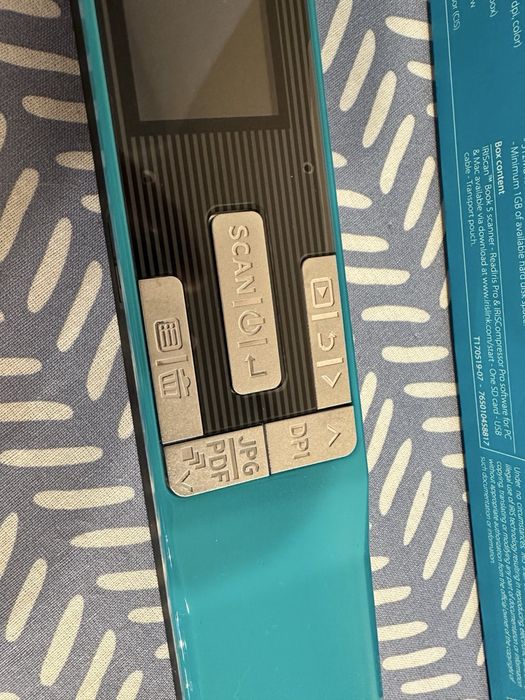 Мобилен скенер джобен портативен скенер преносим на батерия