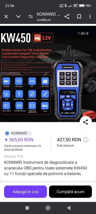 Diagnoza automobil VW,Audi,Seat,Skoda