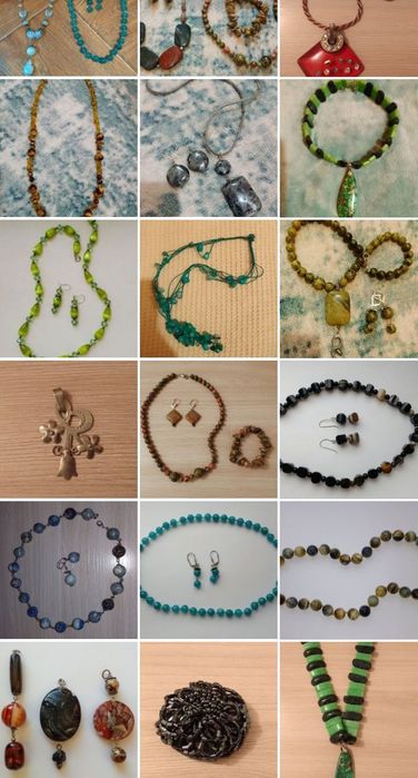 Латунь эмаль мельхиор цитрин Винтаж