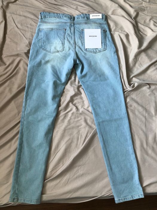 Blugi Reputation Studios Marime M-L, Noi, Lakenzie, Amiri, Zara