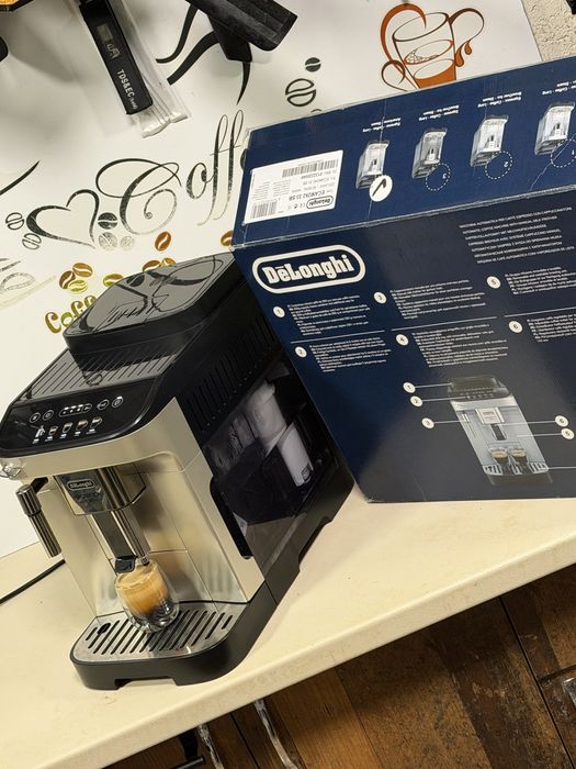 Кафемашина кафе автомат delonghi magnifica evo с гаранция