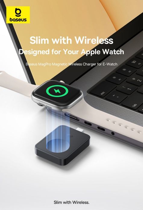 Baseus беспроводная зарядка для Apple watch s1-10 версий 2,5w