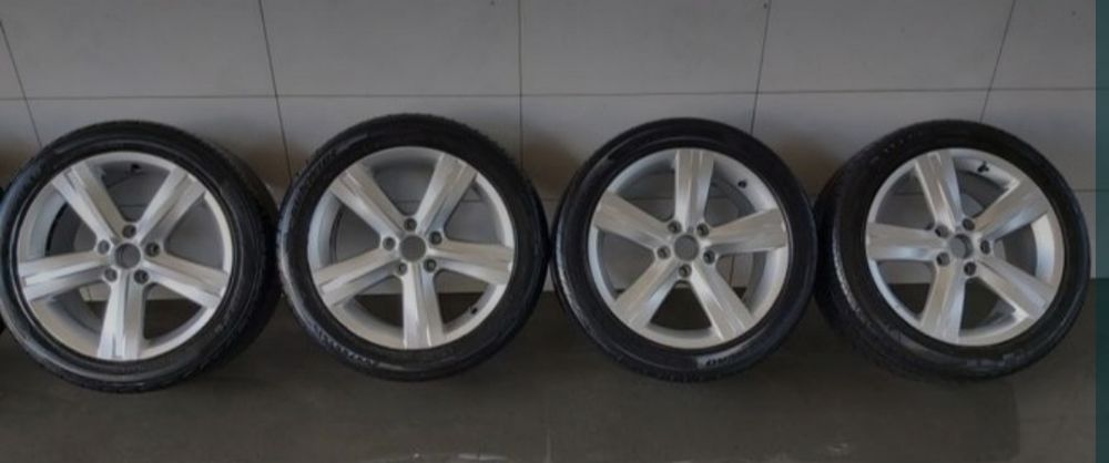 Jante VW pe 17 din 2018 cu cauciucuri pt VW Passat Tiguan Golf 7