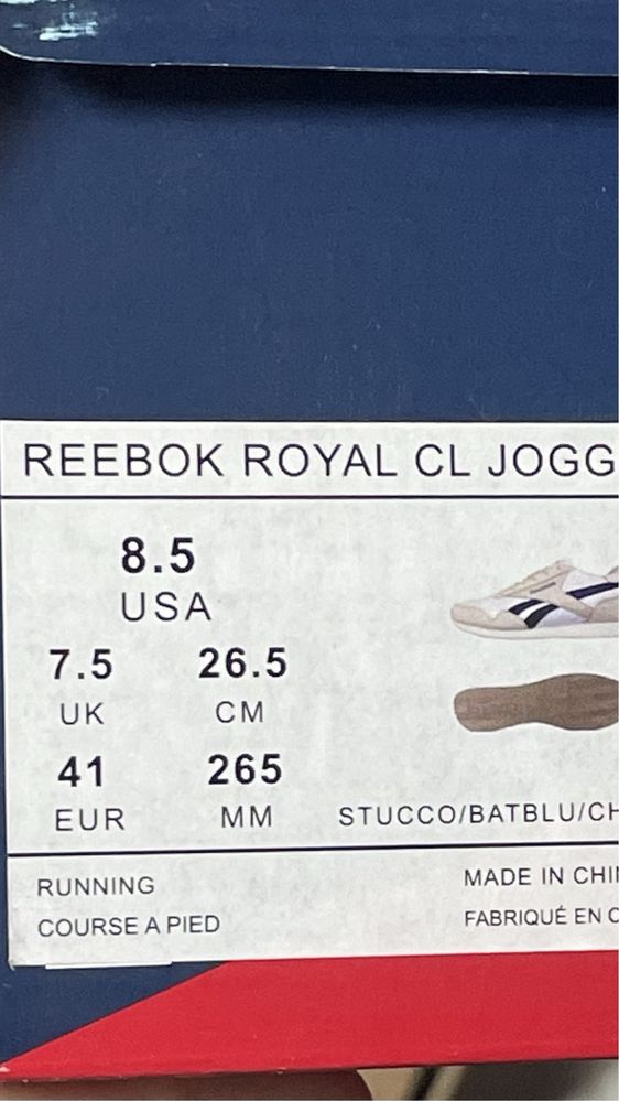 Кросовки reebok