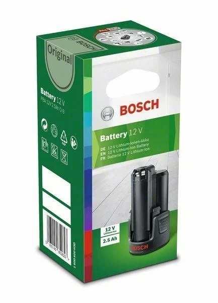Acumulator Bosch 1600A00H3D,12 V,2.5 Ah,tehnilogia PowerForAll,sigilat