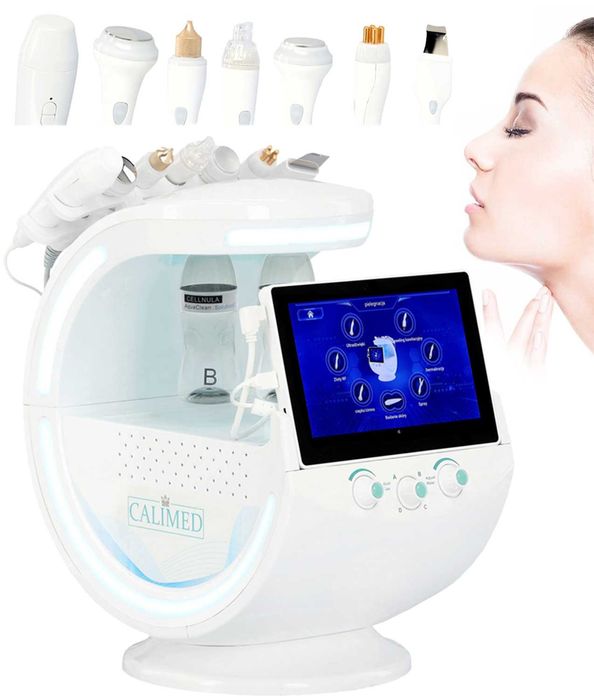 Aparat cosmetic profesional analizor de piele pentru curățare 9 în 1
