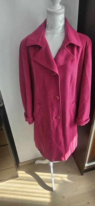 Palton fuchsia casmir