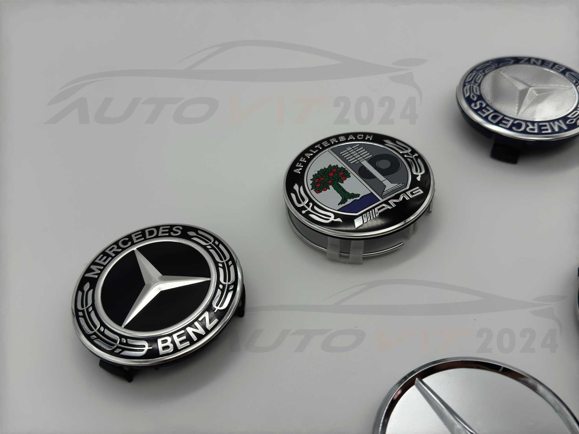 Капачки за джанти 75мм Mercedes AMG Мерцедес w210 w211 w219 w220 w221