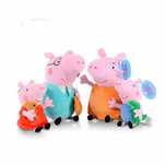 Плюшени играчки Пепа Пиг, Джорд, Мама Праси, Татко Прасенце, Peppa pig