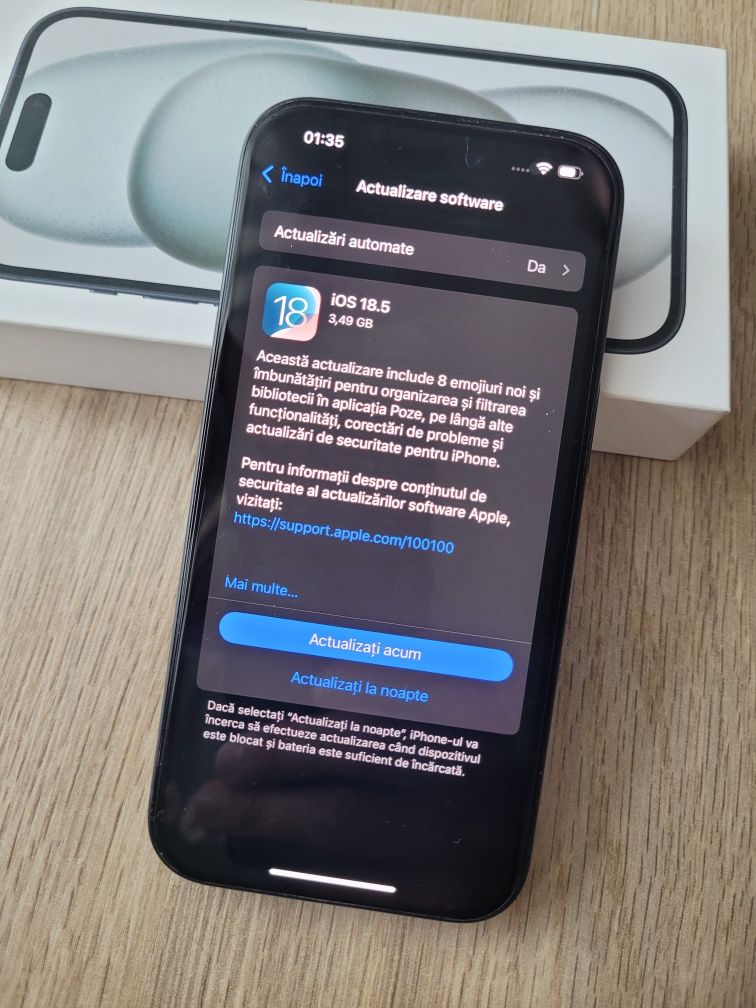 Vand Apple Iphone 15 128gb aspect 10/10
