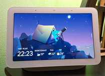 Google Nest Hub (2nd Gen), 7", Wi-Fi, Bluetooth, 3 Microfoane, Alb