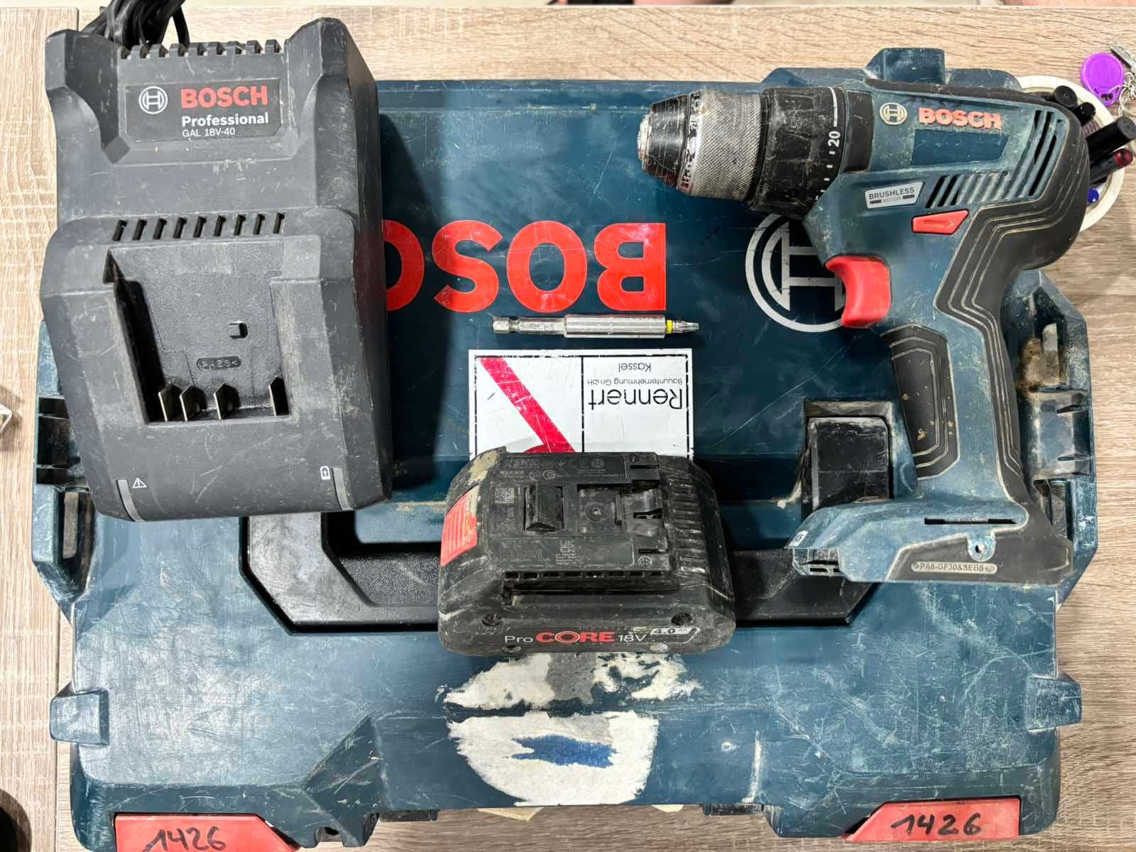Акумулаторен винтоверт GSR 18V-55 с батерия и зарядно