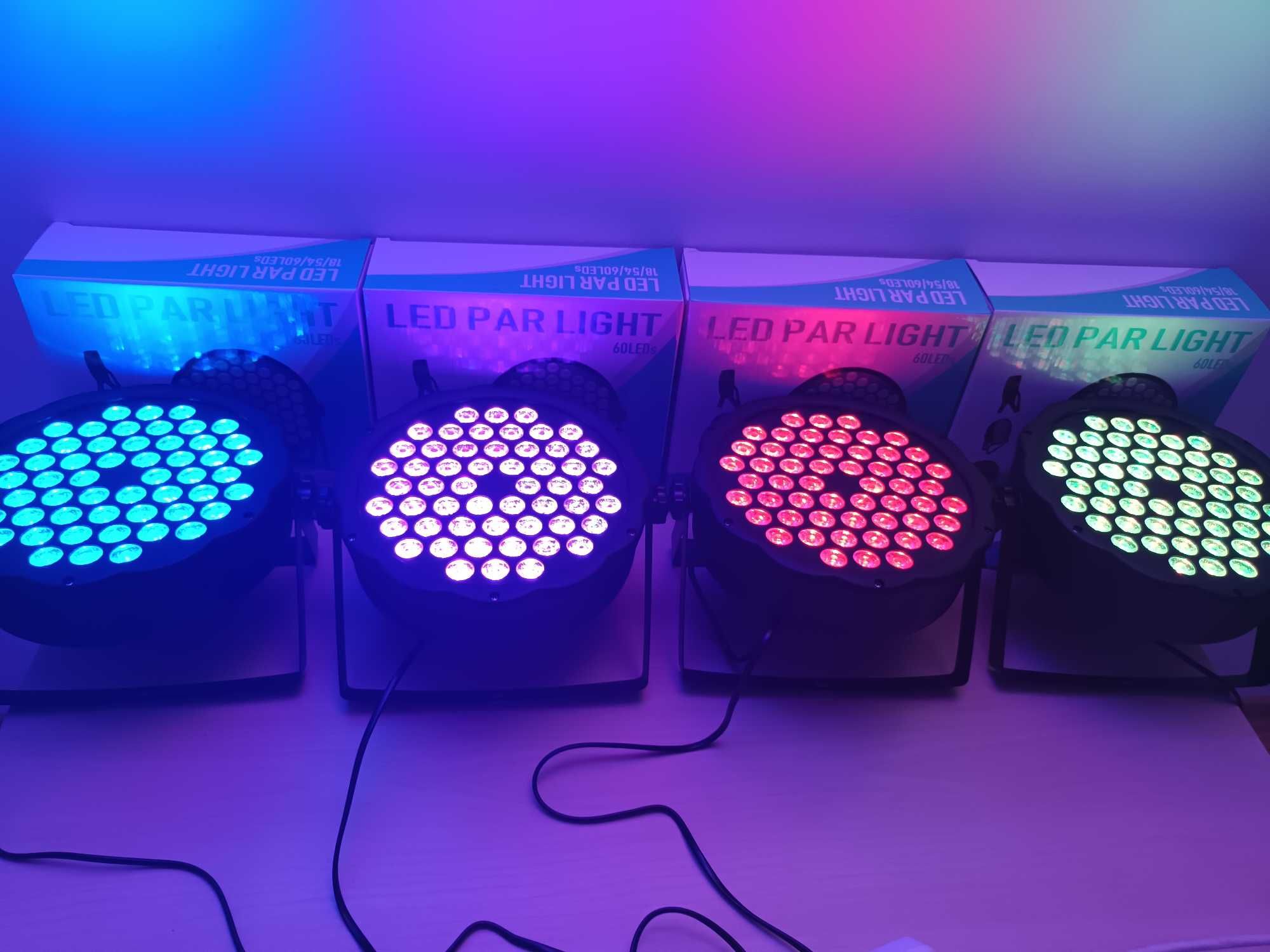 Proiector PAR 54 LED-uri Lumini Scena JOC de lumini Dj Club Formati